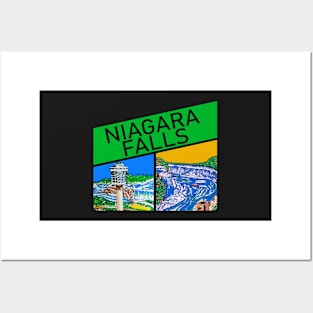 Niagara Falls Travel Decal Posters and Art